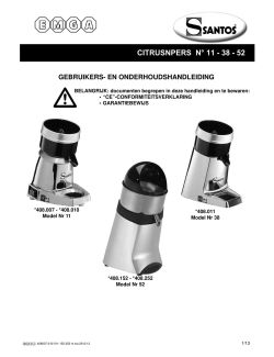 Gebruikers handleiding