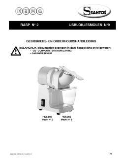 Gebruikers handleiding